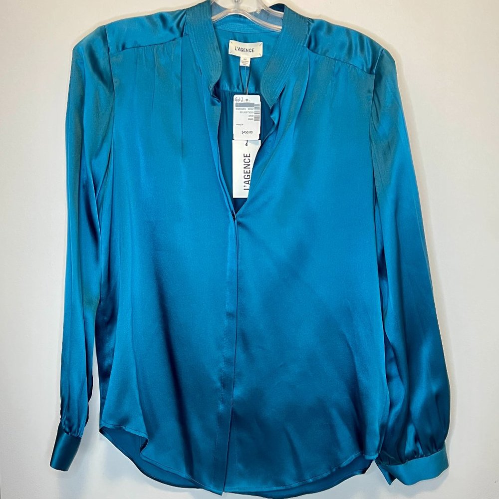 L’AGENCE 100% silk blouse. BNWT